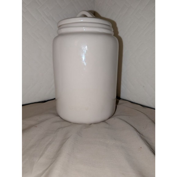 Rae Dunn White & Black "Naughty & Nice" Food Storage Jar One Size - Picture 4 of 9